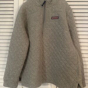 Vineyard Vines quilted 3/4 zip pullover